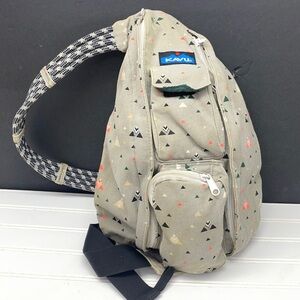 Kavu Canvas Rope Bag - Sling Pack for Hiking, Camping, and Commuting